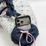 KYLETHOMASW  -  Women Denim Splicing Tote Bag Star Stripe Print Large Capacity Drawstring Shoulder Bag Casual Sweet Daily Shopping Handbag Purse