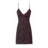 KYLETHOMASW  -  Summer dress women evening party mini beach dresses sexy korean fashion elegant dress  floral print dresses luxury v neck