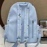 KYLETHOMASW  -  Sweet Star Cartoon Bear Luxury Design Backpack Y2k Aesthetic Fashion Women Schoolbags Casual Kawaii Girls Backpacks for Students