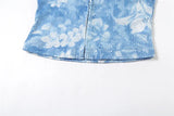 KYLETHOMASW  -  Beach Style Set Women's Autumn Printed Sequin Halter Neck Vest Hip Wrap Slim Fit Short Skirt Fashion Two-piece Set