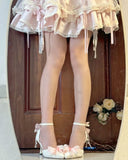 KYLETHOMASW  -  Women's Summer Sandals Y2K Heels Lolita White Women's Shoes Mary Jane Shoes Luxury Shoes Woman Designer Weddings Bridal Shoes