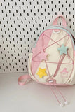 KYLETHOMASW  -  High Capacity Schoolmochila Travel Bag Contrast All Match Backpack Star Zipper Sac Femme Preppy Style Drawstring Bags for Woman