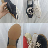 KYLETHOMASW  -  Women's Ballet Flat Shoes Retro Sporty Casual Increase Height Spring New Style Versatile Comfortable Rubber Sole round Toe