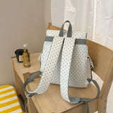 KYLETHOMASW  -  Star Polka Dot Bag Drawstring Mochila Outdoor Casual Mochilas Mujer Travel Backpacks Fashion Backpack Student Bags for Woman