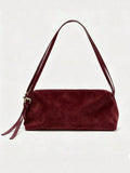 KYLETHOMASW  -  High Quality Small Zipper Chic Lady Hand Bags Design Suede Vintage Luxury Handbag for Women