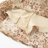 KYLETHOMASW  -  Summer High Waist Leopard Print Polka Dot A-shaped Skirt Ruffle Edge Skirt