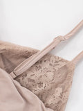 KYLETHOMASW  -  Spaghetti Strap Slim Lace Patchwork Sheer Holiday Party Dresses for Women Summer Khaki Sheath Slim Fit Streetwear Vestido