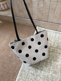 KYLETHOMASW  -  Korean Ins Polka Dot Summer Casual Linen Bag 2026 New Versatile Commuting Shoulder Underarm Bags