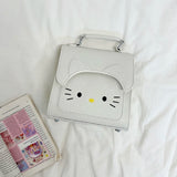 KYLETHOMASW  -  Women Preppy Kawaii Cat Backpacks Sweet Y2k Aesthetic Girls Fashion Casual Backpack Streetwear Cute Students All Match Schoolbag