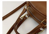 KYLETHOMASW  -  Japanese Cute Fashion Cartoon Embroidery Kawaii Puppy Pu Leather Large Capacity Backpack Student Schoobag Travel Storage Bag