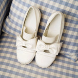 KYLETHOMASW  -  Women's Bow Mary Jane Shoes Square Satin Low Heel Flat Shoes Elegant Strap Ladies Pumps for Wedding Office Daily Wear Shoes