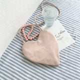 KYLETHOMASW  -  Ins Sweet Cute Pink Heart Crossbody Bag Women Small Capacity Beaded Handle Shoulder Bag Ladies Casual Versatile Everyday Handbag