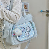 KYLETHOMASW  -  Cute Ita Tote Bag Clear Display Window Crossbody Bags New Fashion DIY Shoulder Bag Female Y2K Handbags and Purses