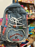 KYLETHOMASW  -  Love Embroidery Series Original Shoulder Cowboy Bag Student Party Bag Retro Handbag Y2k Backpack