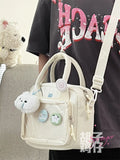 KYLETHOMASW  -  Japanese Girl Student Portable Shoulder Display Bag Female Transparent Handbags Slung Shoulder Multi-purpose Ita Bags JK Lolita