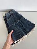 Kylethomasw  Women's Blue Denim A-Line Pleated Mini Skirt Fashion Korean Skirt Vintage Harajuku Y2k Girl Kawaii Jean Skirt Streetwear Summer