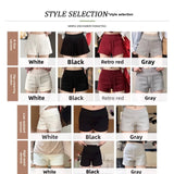 KYLETHOMASW  -  Red Drawstring Wide Leg Casual Pants Women's Loose Lazy Style Versatile Slimming Shorts Summer New Style High Waist Straight