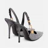 KYLETHOMASW  - Carmella Sequined Pointed Toe Pumps