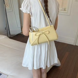 KYLETHOMASW  -  Women's Small PU Leather Shoulder Bag New Trend Solid Color Underarm Tote Bag Female Fashion Sweet Casual Dating Handbags