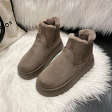 KYLETHOMASW  - Elvera Plush Snow Boots