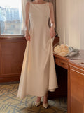 KYLETHOMASW  -  Elegant White Midi Dress Women Vintage Party Prom Spaghetti Strap Black Dresses Korean Formal Occasion Bodycon Vestidos