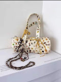 KYLETHOMASW  -  Korean Colorful Polka Dot Shoulder Bags Women Cylinder Zipper Handbag Ladies Unique Versatile Fashion Commute Crossbody Bag