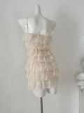 Kylethomasw New Design Luxury Prom Gown Sleeveless Party Bow Fairy Dress High Street Beige Evening Dress Office Lady Ballet Banquet Romantic