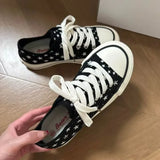 KYLETHOMASW  -  Casual Star Low-Top Canvas Shoes Soft Thick Sole Summer Hot Style Unique Design Breathable Versatile Sneakers