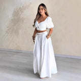 KYLETHOMASW  -  New Spring and Summer High-waisted Wide-leg Pants Casual Trousers