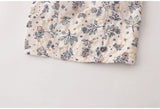 KYLETHOMASW  -  Hot Girl French Retro Gentle Style Embroidery Small Floral Camisole Women Summer High Waist Slim Short Sling Tops with Chest Pad