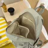 KYLETHOMASW  -  Women's Drawstring Ruched Lightweight Backpack Minimalist Casual Aesthetic Daily Simple Solid Color School Bag New Trend