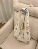 KYLETHOMASW  -  Flower Embroidery Bag Versatile Yarn Shoulder Bags