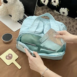 KYLETHOMASW  -  Multi-pouch Travel Cosmetic Bag Waterproof Multifunction Makeup Pouch Bag Handbag Toiletries Organizer Travel Wash Bag Outdoor