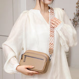 KYLETHOMASW  -  Women Crossbody Bag Casual Leather Shoulder Handbag Solid Travel Purse Vintage Adjustable Shoulder Straps Tote Bag Clutch Purse
