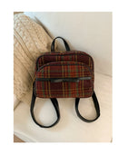KYLETHOMASW  -  Luxury Design Casual All Match Mini Handbags Women Sweet Y2k Aesthetic Plaid Backpacks Japanese Girls Fashion Vintage Schoolbags