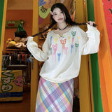 KYLETHOMASW  -  Kawaii Skirts for Womens Spring Summer Women's Clothing  Harajuku Long Skirts for Women Fashion  Y2k Style Womens Clothing