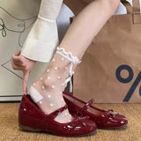 KYLETHOMASW  -  Spring/Summer New Women's Mary Jane Shoes Fashion Bow Shoes Casual Low Heel Dresses Street Style Shoes