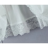 KYLETHOMASW  -  Women Lace Spliced White Spaghetti Straps Long Dress Sexy Elegant Holiday Party Summer Dress Maxi Robe