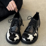 KYLETHOMASW  -  Women's Soft Sole British Style Flats Fashion Casual Loafers Comfortable Rubber Bottom Non-slip Shoes