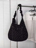 KYLETHOMASW  -  Y2k Polka Dot Print Tote Bags for Woman Large-capacity Shopping Sac Femme Shoulder Underarm Bag Bolsos mujer Bolsas Bolsa