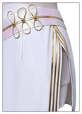 KYLETHOMASW  -  Rumi Zoey Mira Cosplay Costume Wig Women Girls White Leather Suit Halloween Carnival Party Comic-con Role Playing Outfit