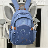 KYLETHOMASW  -  High-capacity Vintage Striped Backpack Streetwear All Match Travel Backpacks Casual Students Grunge Ins Schoolbags Y2k Aesthetic