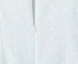 KYLETHOMASW  -  Bow Lace Trim White Sling Mini Sexy Dresses  Sweet Women Elegant A-line Cotton Summer Dress Night Out Robe