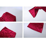 KYLETHOMASW  -  Womens One Shoulder Satin Two Piece Set Cape Sleeve Crop Top and Mini Skirt Set