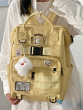 KYLETHOMASW  -  College Style All-match Student Backpack Female Korean Version of The Large-capacity Bag Junior High School Students Backpack