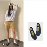 KYLETHOMASW  -  Rarely-seen ballet shoes for women - new style with bow ties and satin fabric Mary Jane flats with flat soles, single shoes.