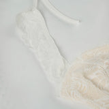 KYLETHOMASW  -  Solid Lace Spliced A-Line Women Mini Dresses Backless Design Sexy Fashion New Summer Hottie Dresses