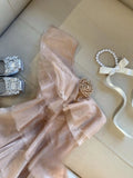 KYLETHOMASW  -  French Vintage Elegant Off Shoulder Cake Dress Women Summer Y2k Chic Birthday Party Mini Dress Japanese Fashion Casual Outfits