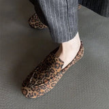 KYLETHOMASW  -  New Retro Women Shoes Exquisite Leopard Print Loafers for Woman Classic Britain Casual Shoes Luxury Designer Shoes Zapatos Mujer