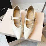 KYLETHOMASW  -  Pointed Toe High Heels Women Mary Jane Shoes Sexy Sandals 2025 Summer New Luxury Dress Shallow Shoes Fashion Pumps Mujer Zapatos